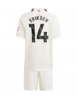 Manchester United Christian Eriksen #14 Alternativní dres pro děti 2023-24 Krátký Rukáv (+ trenýrky)
